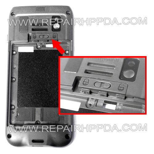 Back Cover ( Version 2, plastic release button ) Replacement for Honeywell Dolphin CT40