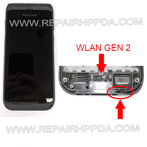 B Grade - LCD with Touch with Front Cover ( FSTM2, WLAN GEN 2 ) for Honeywell Dolphin CT40