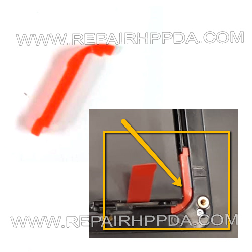 Red battery plastic Part replacement for Symbol ET50, ET55