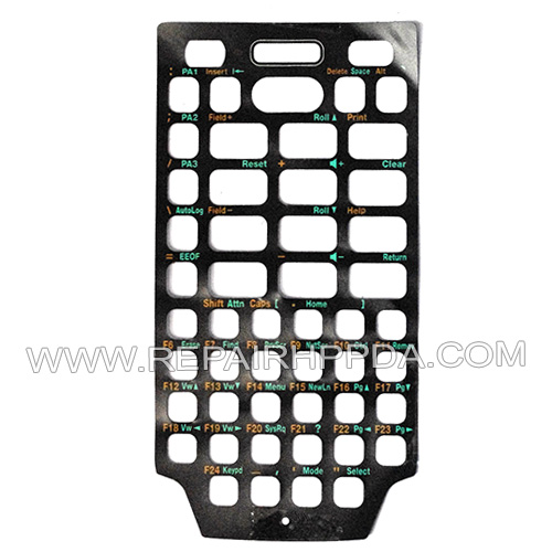 Alphanumeric, 51-Key Keypad Overlay Replacement for Intermec CK65