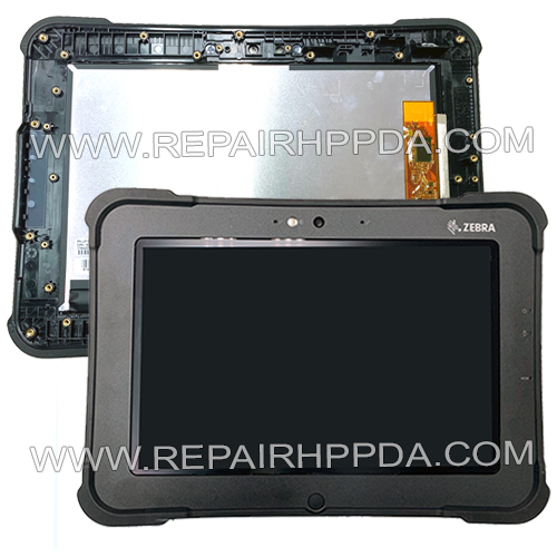 LCD with Touch with Front Cover replacement for Zebra Xslate L10