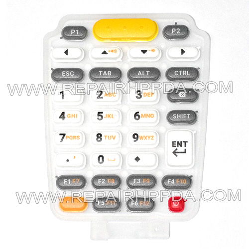 34-Key Keypad Replacement for Zebra MC2200, MC2700