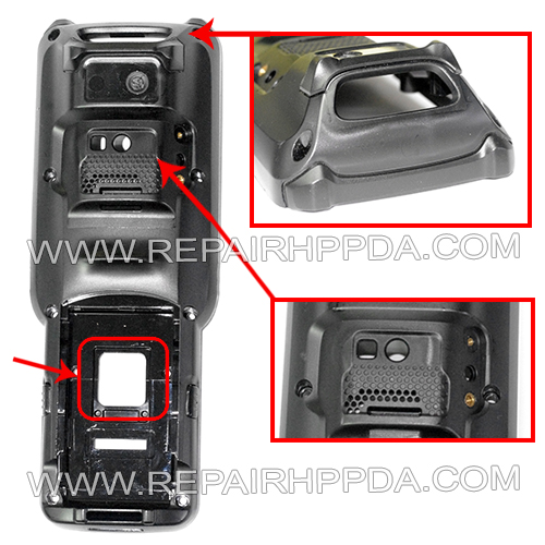 Back Cover ( 45 degree, camera version ) Replacement for Symbol MC330M-S, MC330K-S