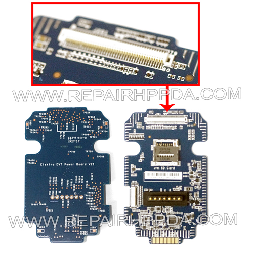 Power PCB Replacement for Zebra MC330L-S