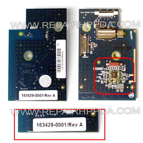 PCB for Scan window heater, Vibrator (163429-0001) for Honeywell LXE MX7, MX7T