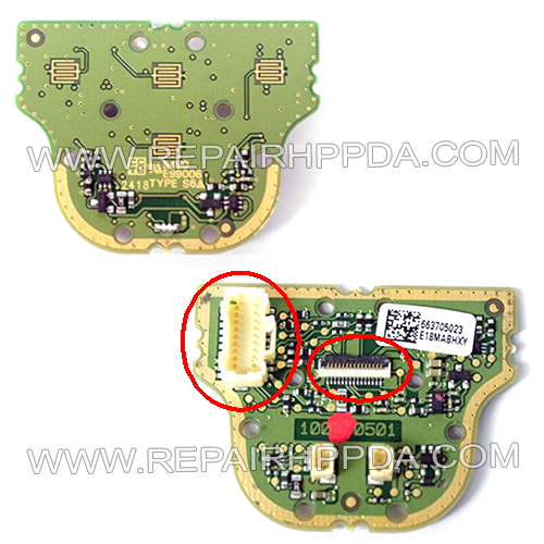 4-Key Keypad PCB ( with LCD version ) Replacement for Datalogic PowerScan PM9100