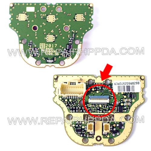 4-Key Keypad PCB ( with LCD version ) Replacement for Datalogic PowerScan PM9500, PM9501