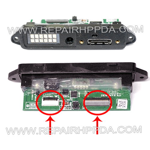 Charge Connector with PCB for Psion Teklogix Workabout Pro 4, 7528X (Short)