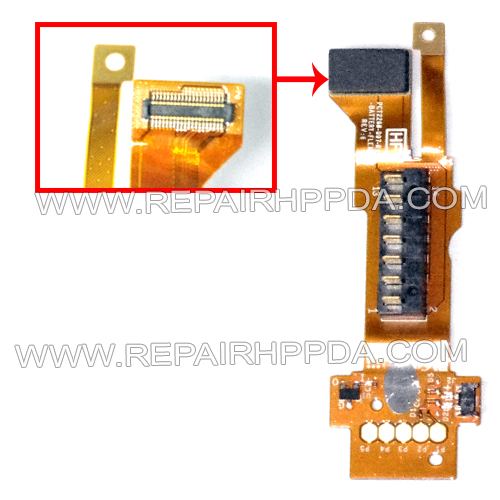 Battery Connector with Flex Cable Replacement for Symbol TC8000 TC80N0