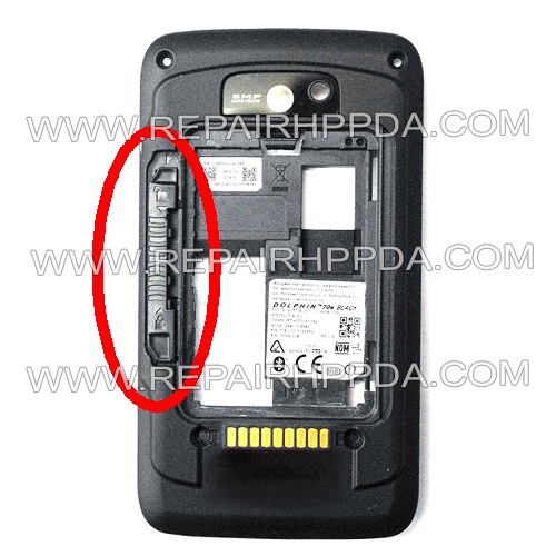 Back Cover (new version) Replacement for Honeywell Dolphin 70e Black