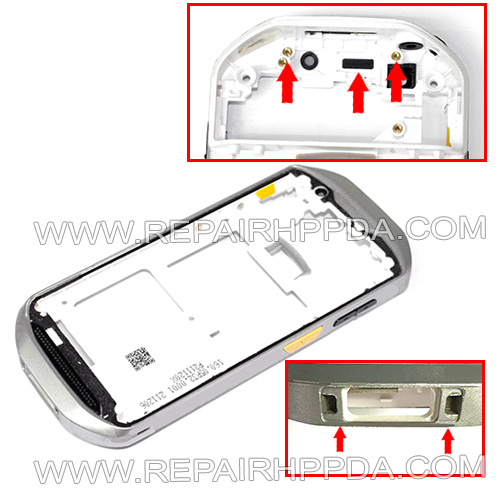 Middle Cover with Side Button Replacement for Zebra Motorola TC52AX, TC52X