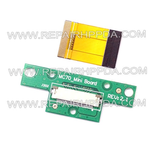 Cradle Mini PCB with Flex Cable set Replacement for Symbol MC70, MC7004, MC7090, MC7094