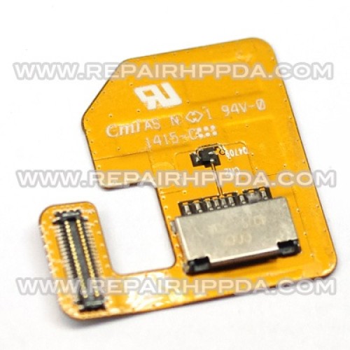 MicroSD Card Connector with Flex Cable Replacement for Symbol TC70