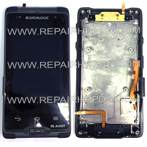 B Grade with minor scratches, Front Cover with LCD with Touch Replacement for Datalogic DL-Axist