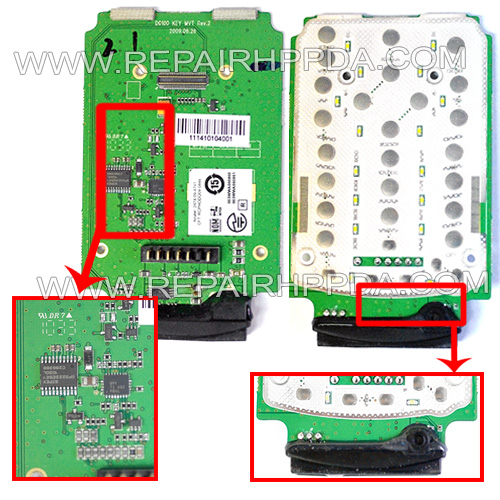 Keypad PCB (25-Key) Replacement for Honeywell Dolphin 6100