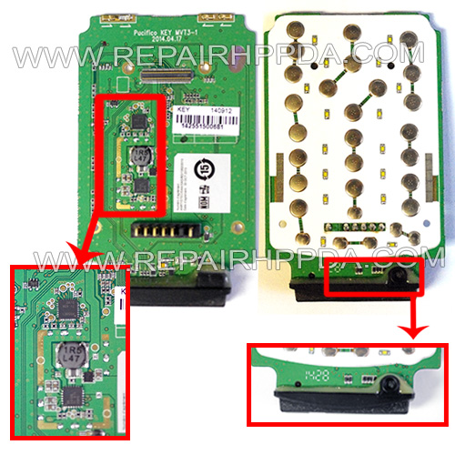 B Grade Keypad PCB (25-Key, MVT3) for Honeywell Dolphin 6110