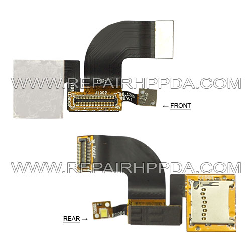 Memory Card Connector with Flex Cable Replacement for Honeywell Dolphin 75e