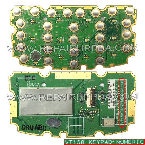 Keypad PCB (Numeric) (VT158) Replacement for Symbol MC75, MC7506, MC7596, MC7598