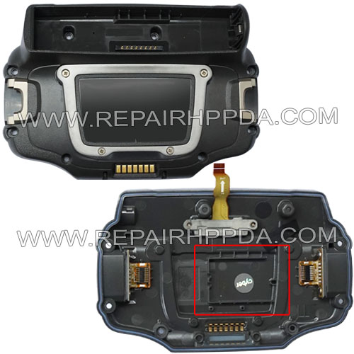 Back Cover (with Battery Connector, Side connectors & cradle connectors) Replacement for Symbol WT41N0 VOW