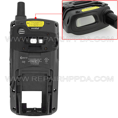 Back Cover (with Antenna, 1D) Replacement for Symbol MC75, MC7506, MC7596, MC7598