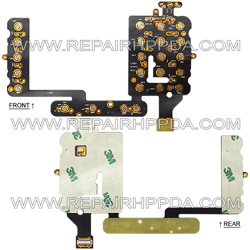 Keypad PCB with Flex Cable Replacement for Motorola Symbol WT41N0