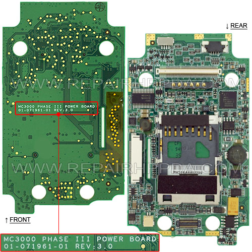 PHASE III Power Board for Symbol MC3000 series (01-071961-01)