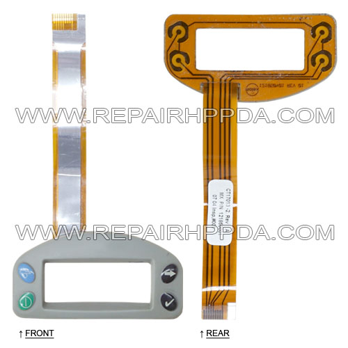 Keypad with Myler Keyswitch Replacment for Zebra RW220