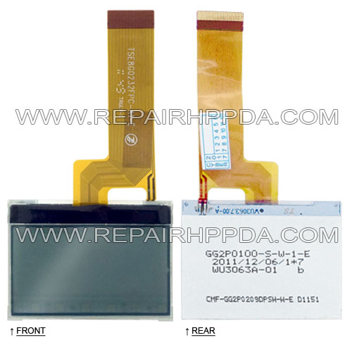 LCD Module with Flex Cable Replacement for Zebra RW4-PS